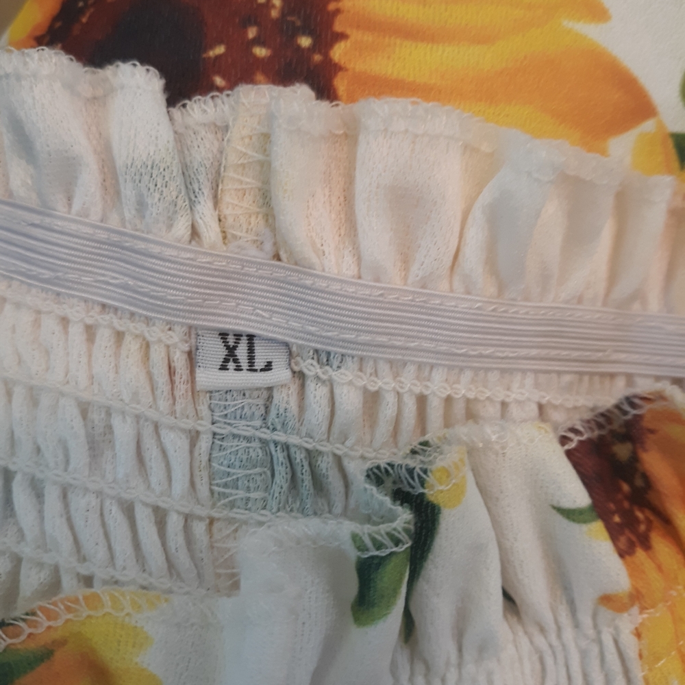 Boutique sunflower skirt XL *K - Picture 3 of 6